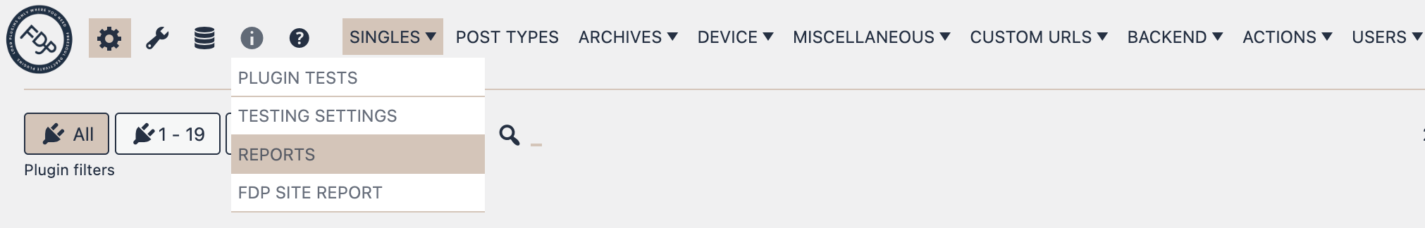 FDP | Navigation to GPSI Testing Report Page