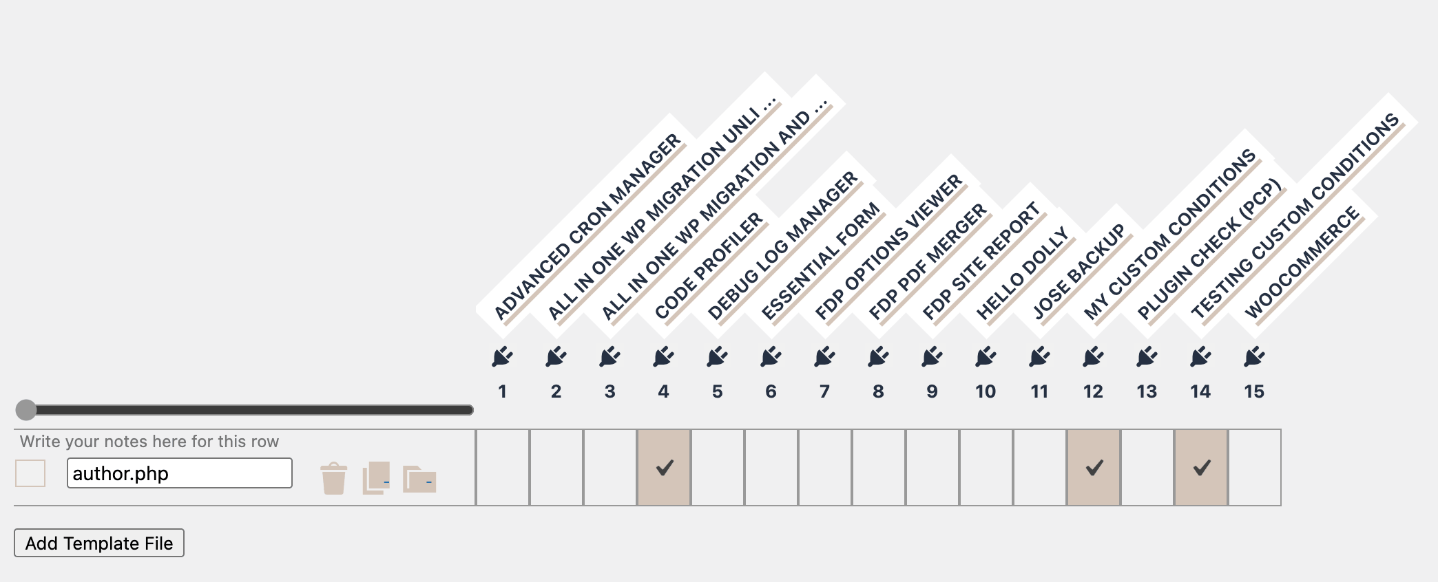 FDP Plugin Manager - Remove Assets By Template File | Table