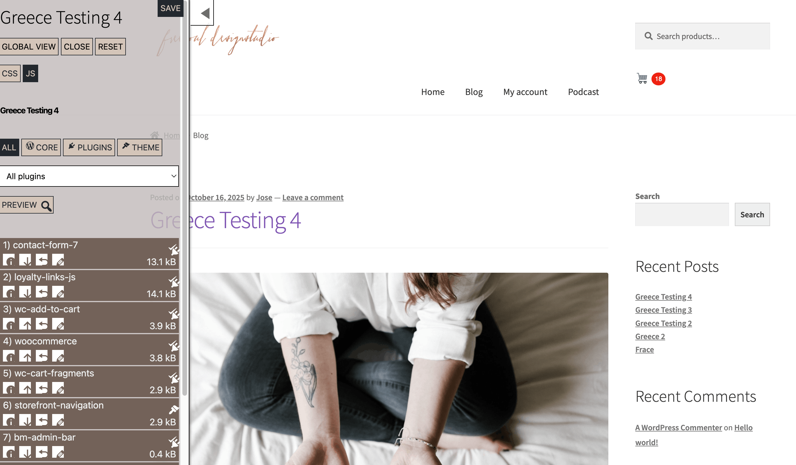 FDP Preview | JS Removal SIdebar